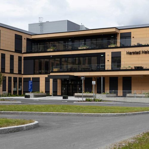 Harstad helsehus, hovedinngang