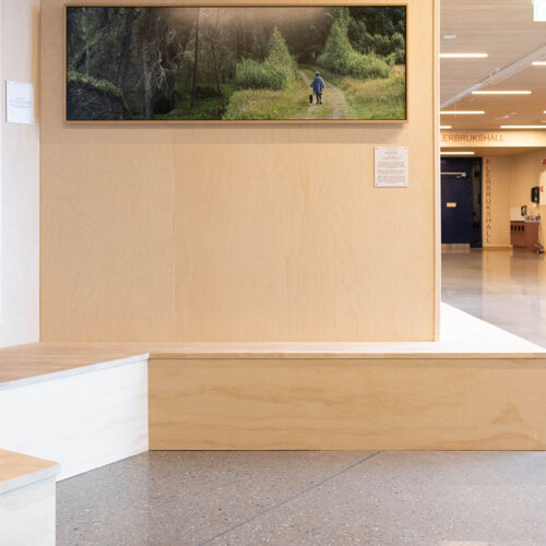 Nordsida skole - foajé