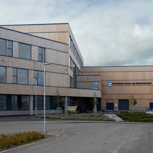 Nordsida skole - fasade